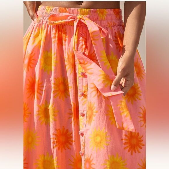 FARM Rio x Anthropologie Sun Midi Skirt - Picture 4 of 4